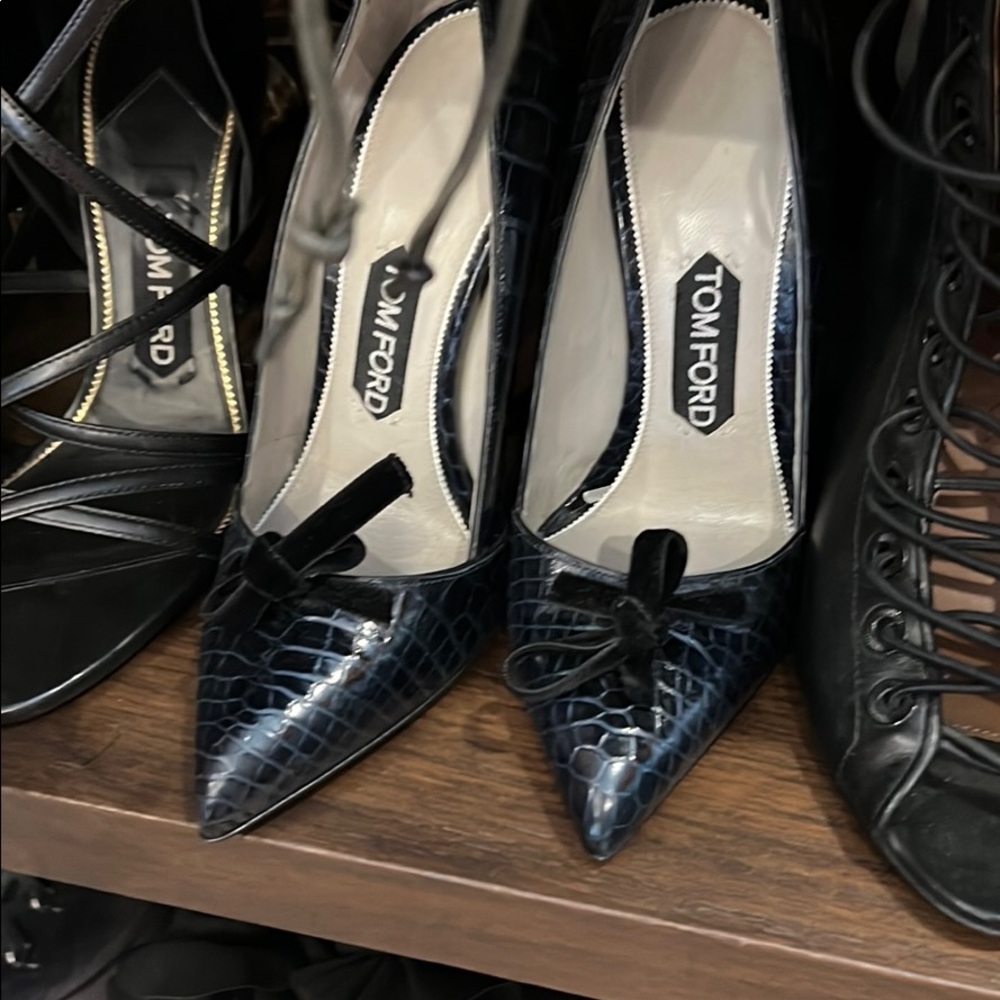 Crocodile Tom ford pumps